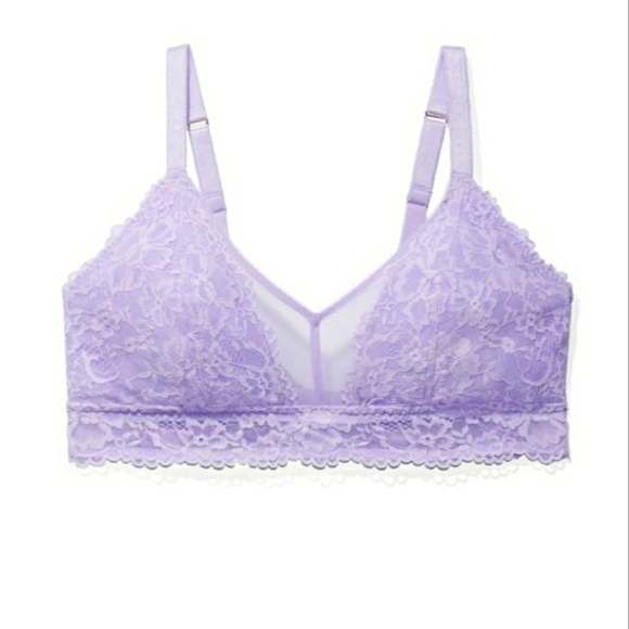 Savage X Fenty Floral and Mesh Bralette Bra Size 3X NWT - Picture 1 of 4